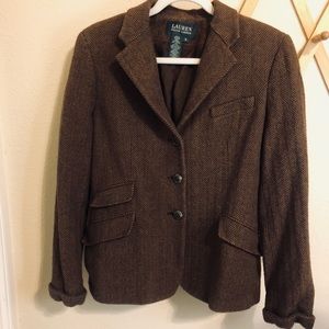 Ralph Lauren Academia Brown Blazer